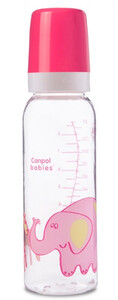 Поїльники, пляшечки, чашки: Бутылочка BPA-Free Африка, 250 мл, розовая, Canpol babies