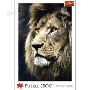 Пазлы и головоломки: Пазл «Портрет льва», 1500 эл., Trefl