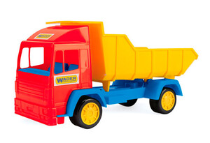 Mini truck - игрушечный самосвал (красная кабина), Wader