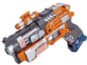 Іграшкова зброя: Пистолет-трансформер 2 в 1 Slider (6 мягких пуль, блистер), RoboGun
