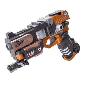 Пістолети: Пистолет-трансформер 2 в 1 Crusher (6 мягких пуль, блистер), RoboGun