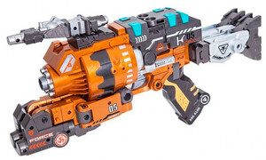 Игры и игрушки: Пистолет-трансформер 2 в 1 Megapower (10 мягких пуль, блистер), RoboGun