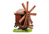 Ветряная мельница, Сборная модель из картона, Умная бумага