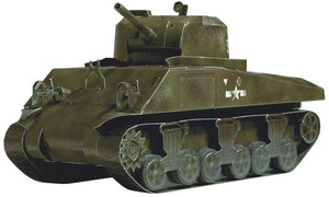 Ігри та іграшки: Танк М4А2 Sherman, серия Бронетехника, Умная бумага