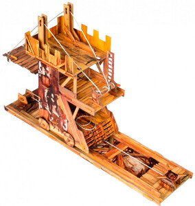 Осадная башня серии Средневековый город, Сборная модель из картона, Умная бумага