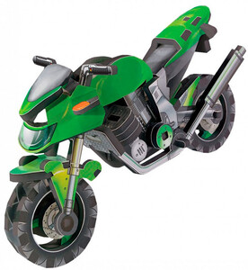 Виготовлення іграшок: Мотоцикл, збірна модель з картону, Умная бумага