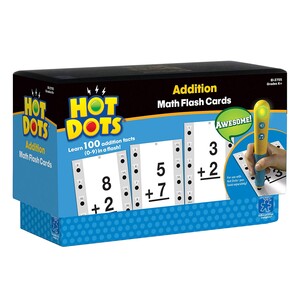 Математика и геометрия: Развивающие карточки для говорящей ручки Hot Dots®  "Сложение" Educational Insights