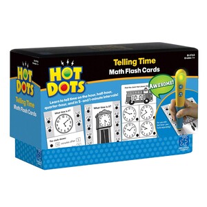 Hot Dots® Telling Time Practice Cards