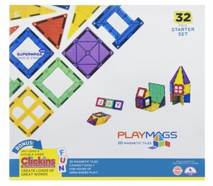Игры и игрушки: MagPlayer Магнитный набор 32 эл.