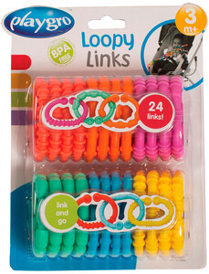 Развивающие игрушки: Прорезыватель для зубов Разноцветные кольца, Playgro