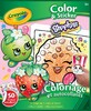 Книга-раскраска с наклейками Crayola Shopkins (04-5854)
