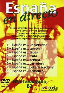 Иностранные языки: Espana en directo DVD zona 1 [Edelsa]