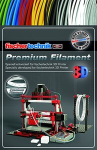 Конструктори: Нитка для 3D принтера біла 50 м Fischertechnik