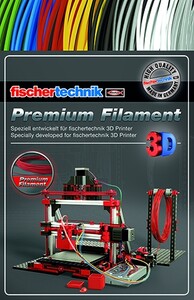Конструкторы: Нить для 3D принтера красная 50 г. Fischertechnik