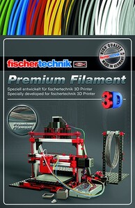 Конструктори: Нитка для 3D принтера срібна 50 м Fischertechnik