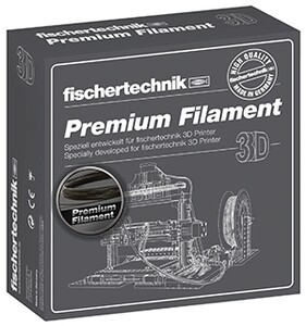 Нитка для 3D принтера чорна 500 м Fischertechnik