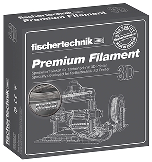 Електронні конструктори: Нитка для 3D принтера срібна 500 м Fischertechnik