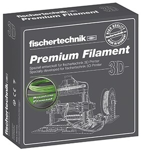 Електронні конструктори: Нитка для 3D принтера зелена 500 м Fischertechnik