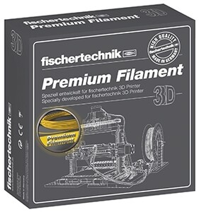 Конструктори: Нитка для 3D принтера жовта 500 м Fischertechnik