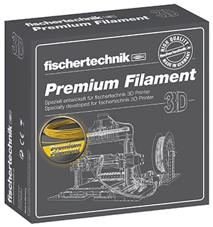 Електронні конструктори: Нитка для 3D принтера жовта 500 м Fischertechnik