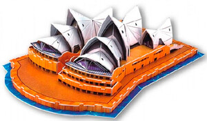 Пазли і головоломки: Трехмерная модель Сиднейский оперный театр, CubicFun