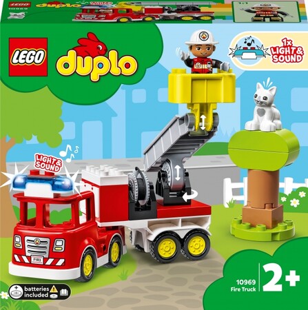Набори LEGO: Конструктор LEGO DUPLO Пожежна машина 10969