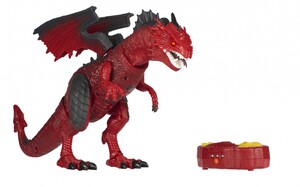 Інтерактивні іграшки та роботи: Дракон (світло, звук) червоний Same Toy