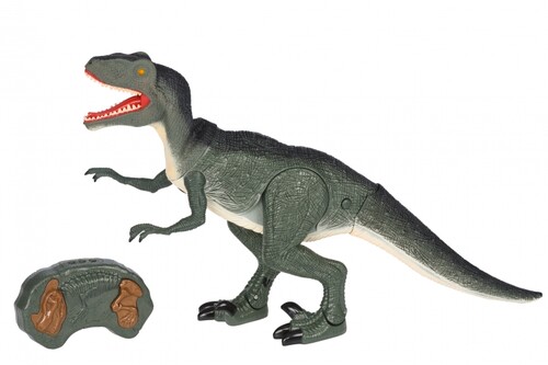 Інтерактивні тварини: Динозавр — Велоцираптор зелений (світло, звук) RS6134Ut Same Toy