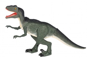 Інтерактивні іграшки та роботи: Динозавр — Велоцираптор зелений (світло, звук) Same Toy