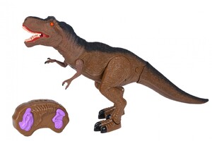 Інтерактивні тварини: Динозавр — Тиранозавр коричневий (світло, звук) (RS6133Ut) Same Toy