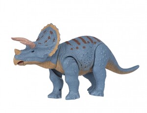 Интерактивные игрушки и роботы: Динозавр - Трицератопс голубой (свет, звук) без п/у RS6167AUt Same Toy