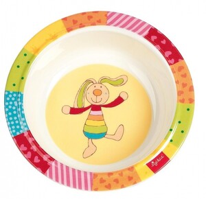 Дитячий посуд і прибори: Тарілка глибока Rainbow Rabbit Sigikid