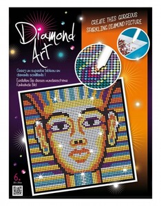 Аплікації та декупаж: Набір для творчості DIAMOND ART Tutankhamun New Sequin Art