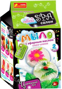 Лепка и пластилин: Набор для творчества Мыло с эфирным маслом Цветущий луг, Ranok Creative