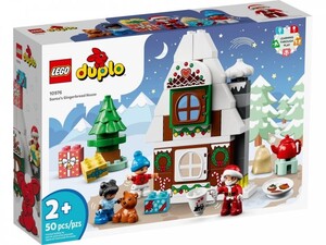 Игры и игрушки: Конструктор LEGO DUPLO Пряничный домик Санты 10976