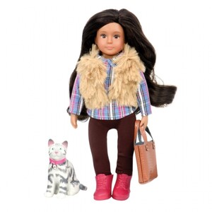 Ігри та іграшки: Лялька (15 см) Марія і кішка Мока Lori