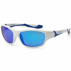 Детские очки: Детские солнцезащитные очки Koolsun Sport бело-голубые 6+