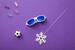 Детские солнцезащитные очки Koolsun Sport бело-голубые 3+ дополнительное фото 5.