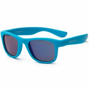 Аксессуары для детей: Детские солнцезащитные очки Koolsun Wave неоново-голубые 1+