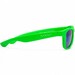 Детские солнцезащитные очки Koolsun Wave неоново-зеленые 1+ дополнительное фото 2.