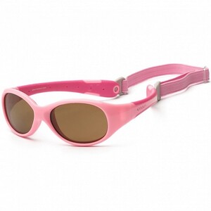 Детские очки: Детские солнцезащитные очки Koolsun Flex розовые 0+
