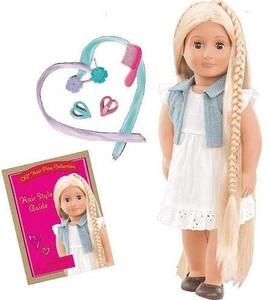 Ігри та іграшки: Лялька Фібі (46 см) з довгим волоссям блонд Our Generation