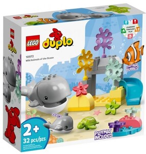 Ігри та іграшки: Конструктор LEGO DUPLO Дикі тварини океану 10972