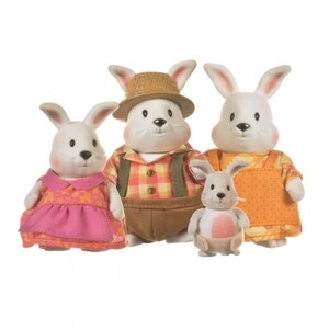 Фігурки: Набір фігурок — Сім'я Кроликів Li'l Woodzeez