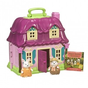 Животные: Игровой набор - Цветочный дом и Семья Кроликов Li'l Woodzeez