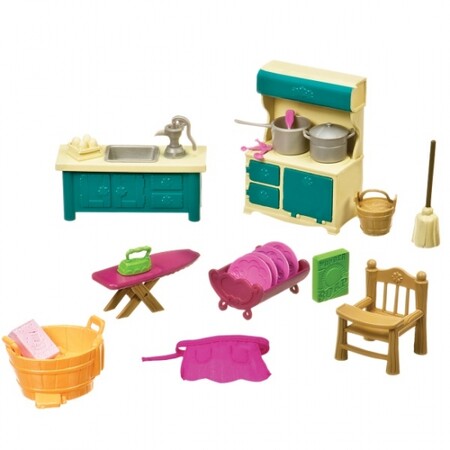 Домики и мебель: Игровой набор - Кухонька и подсобная Li'l Woodzeez