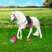 Ігрова фігура — Білий кінь Камарілло Lori дополнительное фото 2.