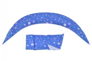Для мами: Подушка для вагітних 10 в 1 DreamWizard (синя) Nuvita