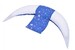 Подушка для вагітних 10 в 1 DreamWizard (синя) Nuvita дополнительное фото 2.