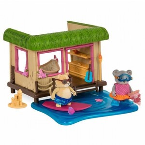 Игры и игрушки: Игровой набор - Пляжный домик Li'l Woodzeez